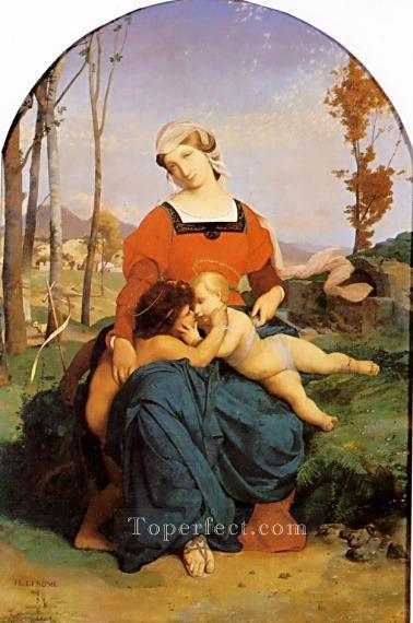 Maria das Jesuskind und Johannes Jean Leon Gerome Religiosen Christentum Ölgemälde